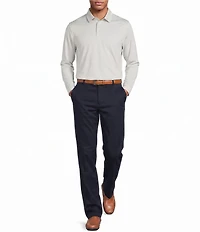 Roundtree & Yorke TravelSmart Long Sleeve Solid Polo