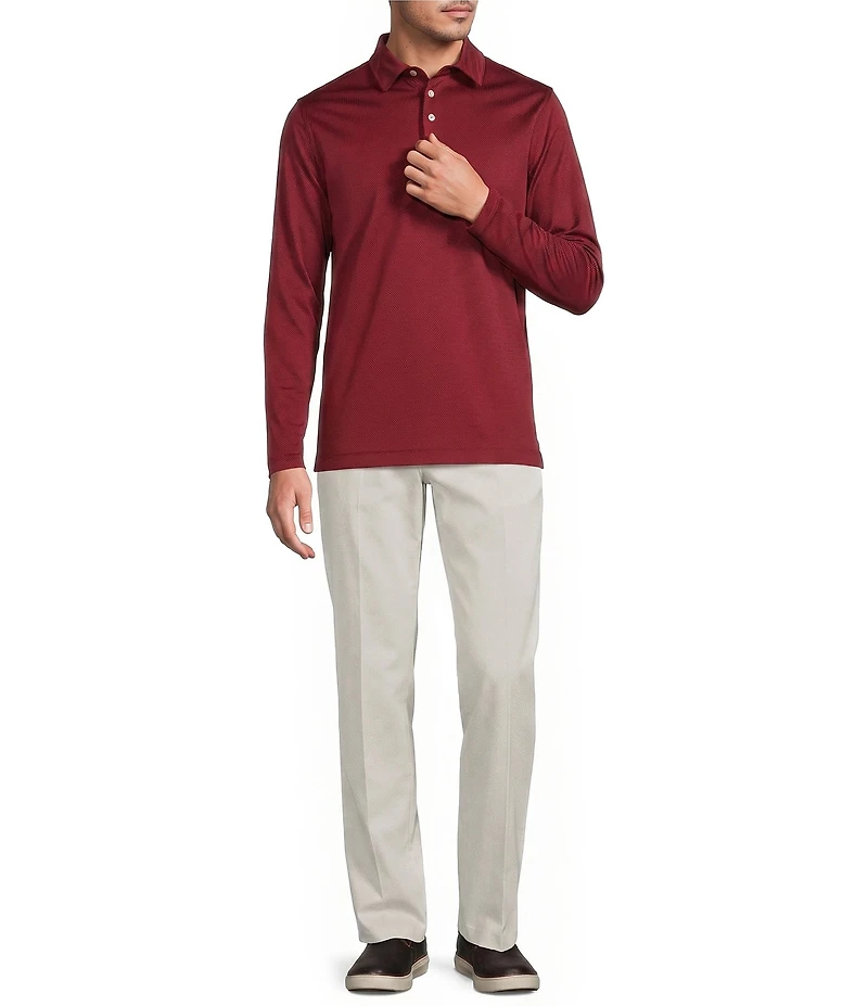 Roundtree & Yorke TravelSmart Long Sleeve Solid Polo