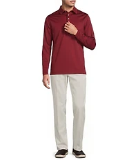 Roundtree & Yorke TravelSmart Long Sleeve Solid Polo