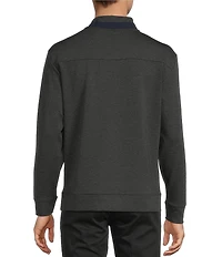 Roundtree & Yorke TravelSmart Long-Sleeve Solid Quarter-Zip Pullover