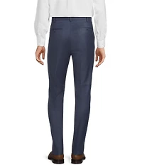 Roundtree & Yorke TravelSmart Luxury Gabardine Ultimate Comfort Classic Fit Non-Iron Flat Front Dress Pants