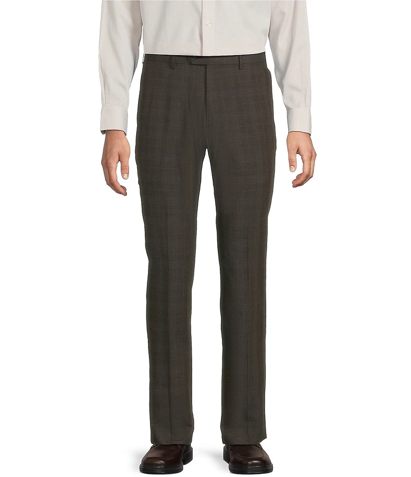 Roundtree & Yorke TravelSmart Luxury Gabardine Ultimate Comfort Classic Fit Non-Iron Dress Pants