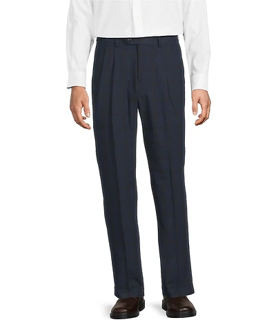 Roundtree & Yorke TravelSmart Luxury Gabardine Ultimate Comfort Classic Fit Non-Iron Dress Pants