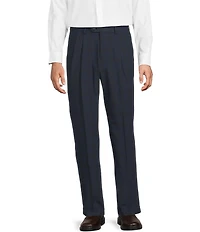Roundtree & Yorke TravelSmart Luxury Gabardine Ultimate Comfort Classic Fit Non-Iron Dress Pants