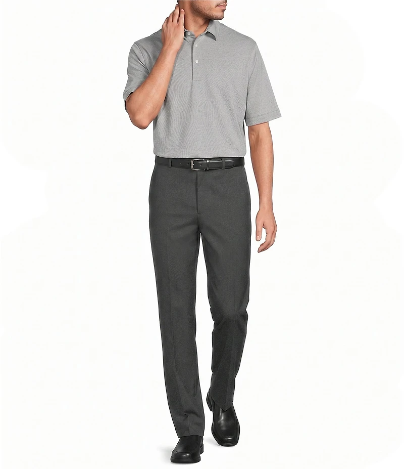 Roundtree & Yorke TravelSmart Short Sleeve Heather Polo