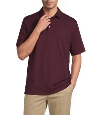 Roundtree & Yorke TravelSmart Short Sleeve Heather Polo
