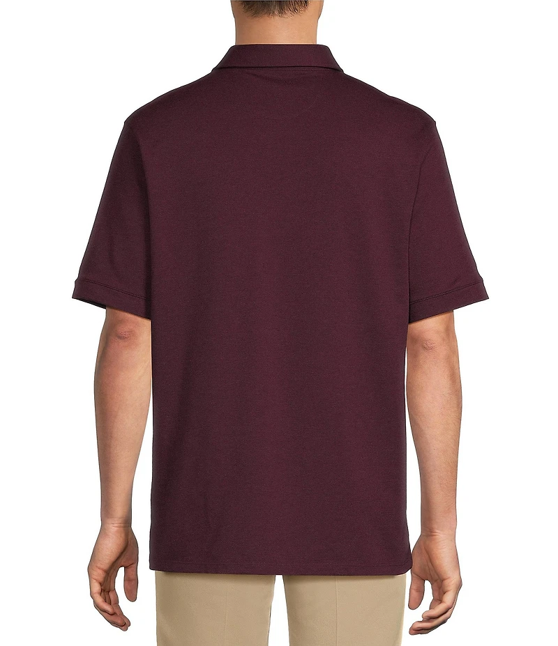 Roundtree & Yorke TravelSmart Short Sleeve Heather Polo