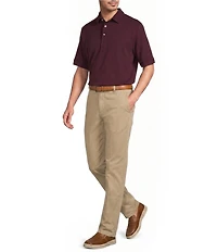 Roundtree & Yorke TravelSmart Short Sleeve Heather Polo