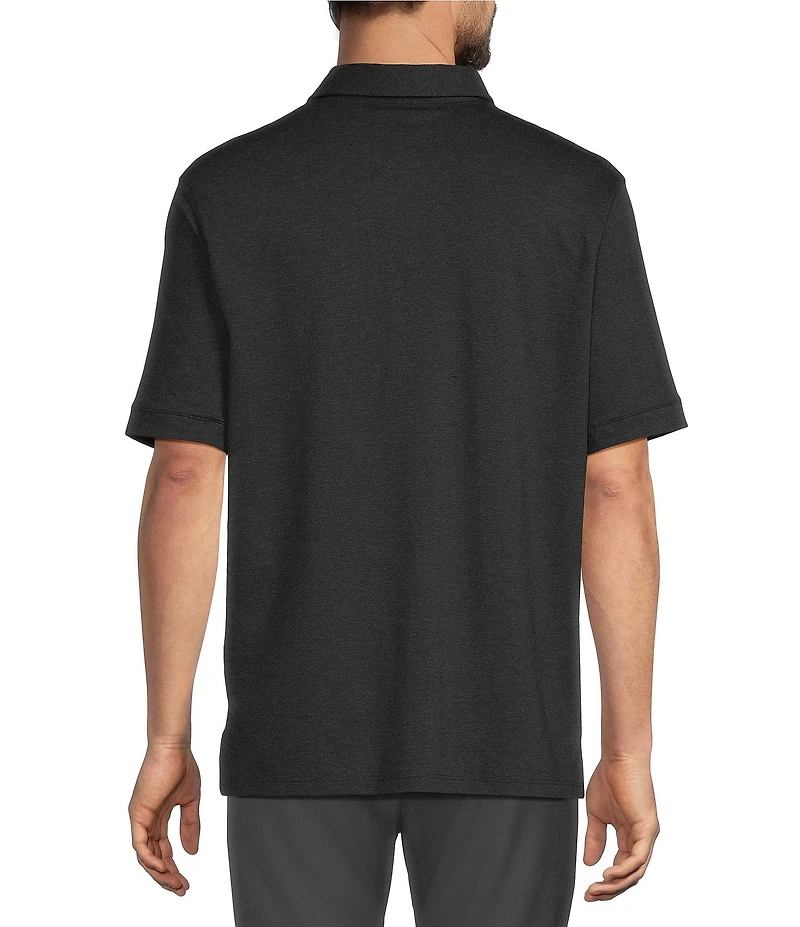 Roundtree & Yorke TravelSmart Short Sleeve Heather Polo