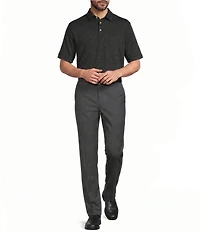Roundtree & Yorke TravelSmart Short Sleeve Heather Polo