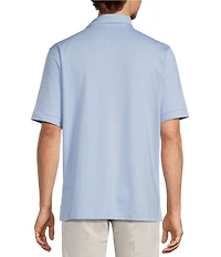 Roundtree & Yorke TravelSmart Short Sleeve Heather Polo