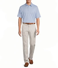 Roundtree & Yorke TravelSmart Short Sleeve Heather Polo