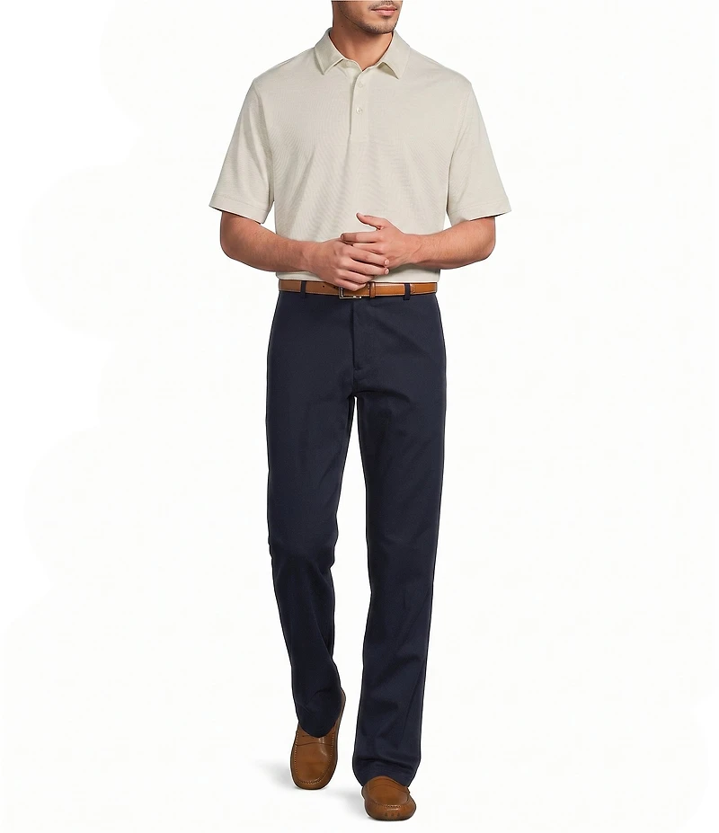 Roundtree & Yorke TravelSmart Short Sleeve Heather Polo