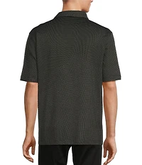 Roundtree & Yorke TravelSmart Short Sleeve Non-Solid Solid Jacquard Polo Shirt