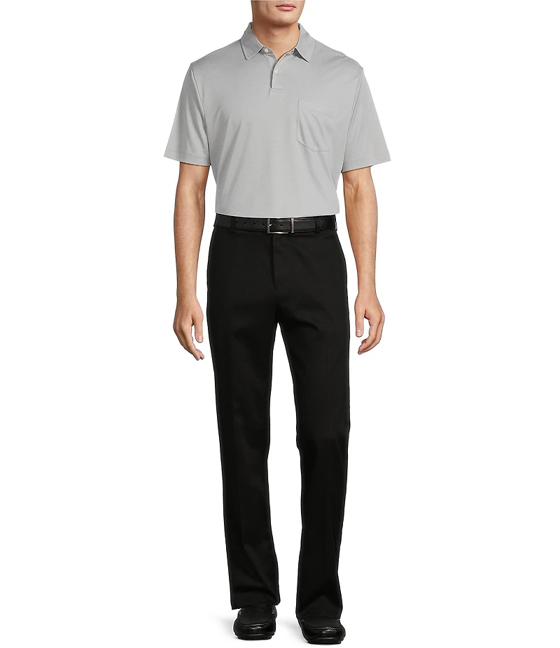 Roundtree & Yorke TravelSmart Short Sleeve Solid Polo Shirt