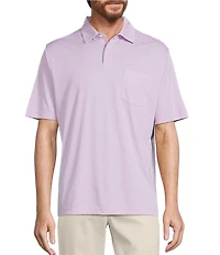 Roundtree & Yorke TravelSmart Short Sleeve Solid Polo Shirt