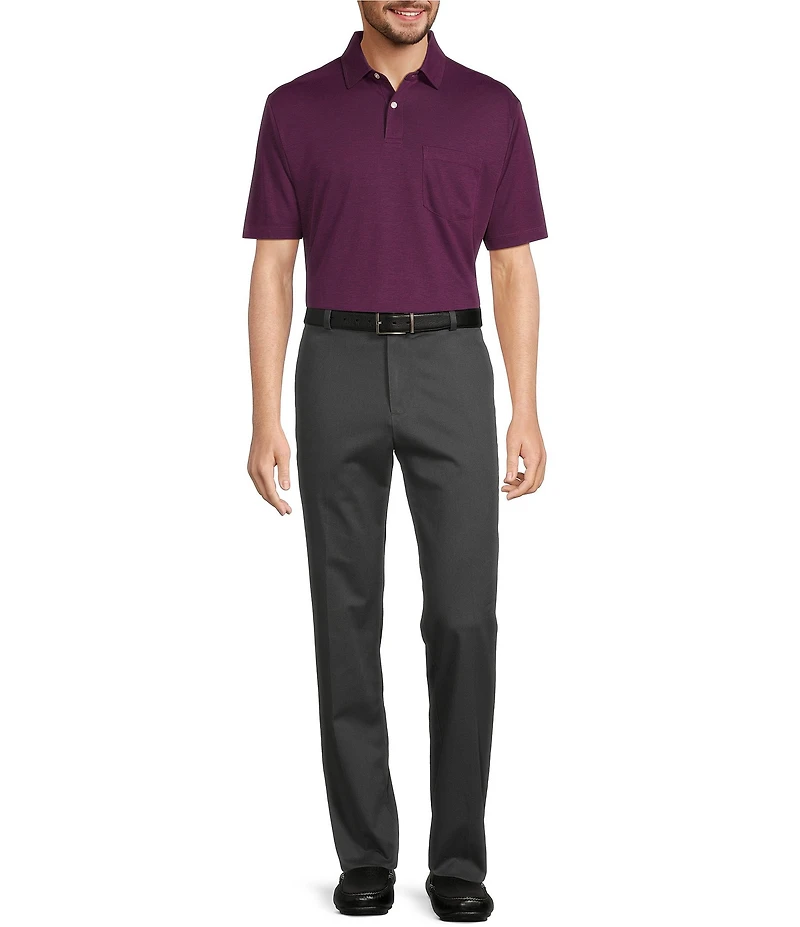 Roundtree & Yorke TravelSmart Short Sleeve Solid Polo Shirt