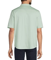 Roundtree & Yorke TravelSmart Short Sleeve Solid/Non-Solid Button Front Shirt