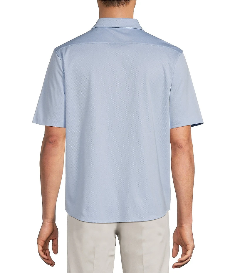 Roundtree & Yorke TravelSmart Short Sleeve Solid/Non-Solid Button Front Shirt