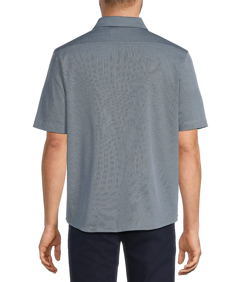 Roundtree & Yorke TravelSmart Short Sleeve Solid/Non-Solid Button Front Shirt
