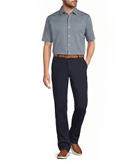 Roundtree & Yorke TravelSmart Short Sleeve Solid/Non-Solid Button Front Shirt