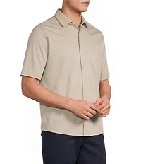 Roundtree & Yorke TravelSmart Short Sleeve Solid/Non-Solid Button Front Shirt