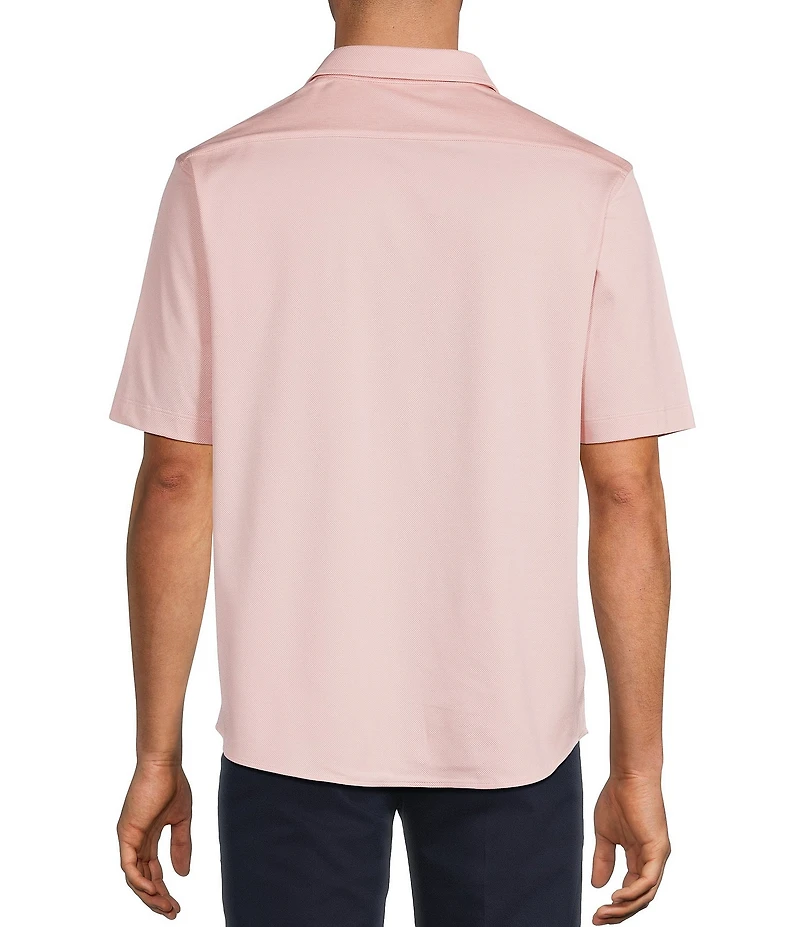 Roundtree & Yorke TravelSmart Short Sleeve Solid/Non-Solid Button Front Shirt