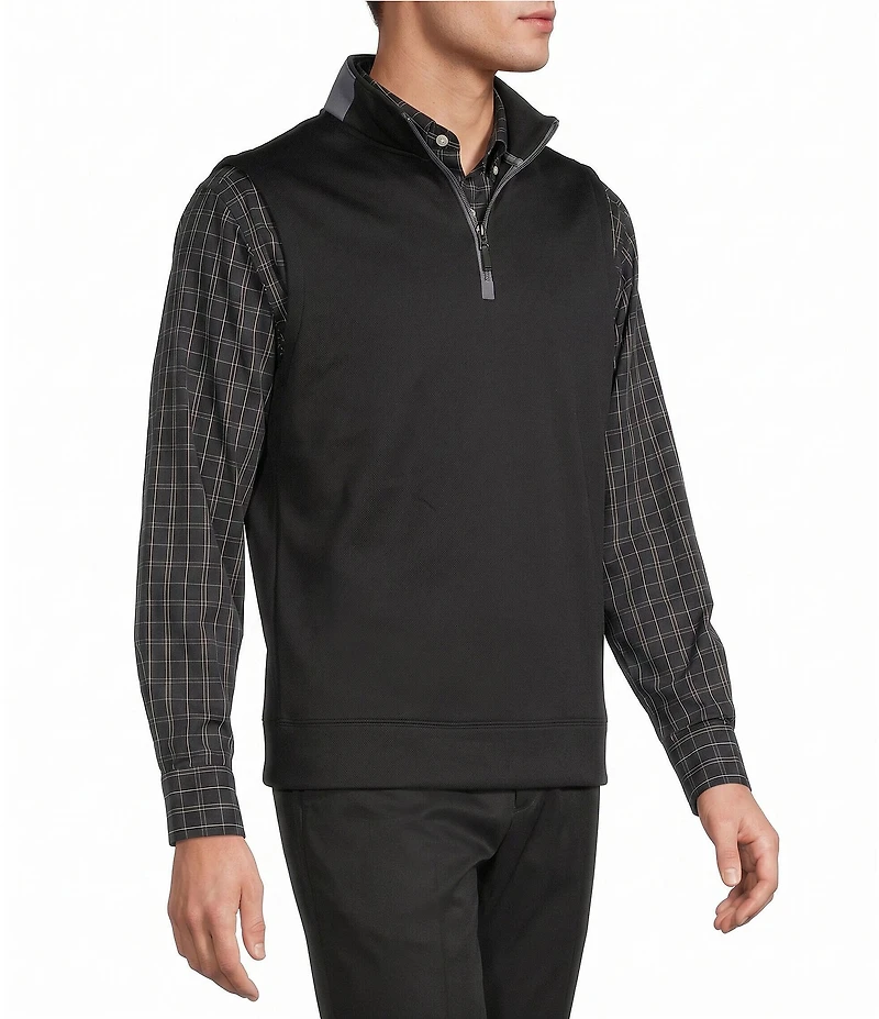 Roundtree & Yorke TravelSmart Solid Quarter Zip Vest