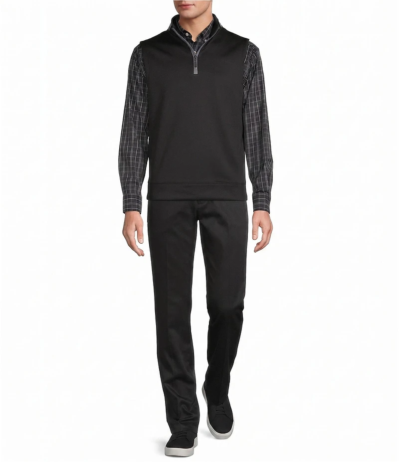 Roundtree & Yorke TravelSmart Solid Quarter Zip Vest