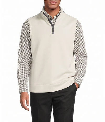 Roundtree & Yorke TravelSmart Solid Quarter Zip Vest