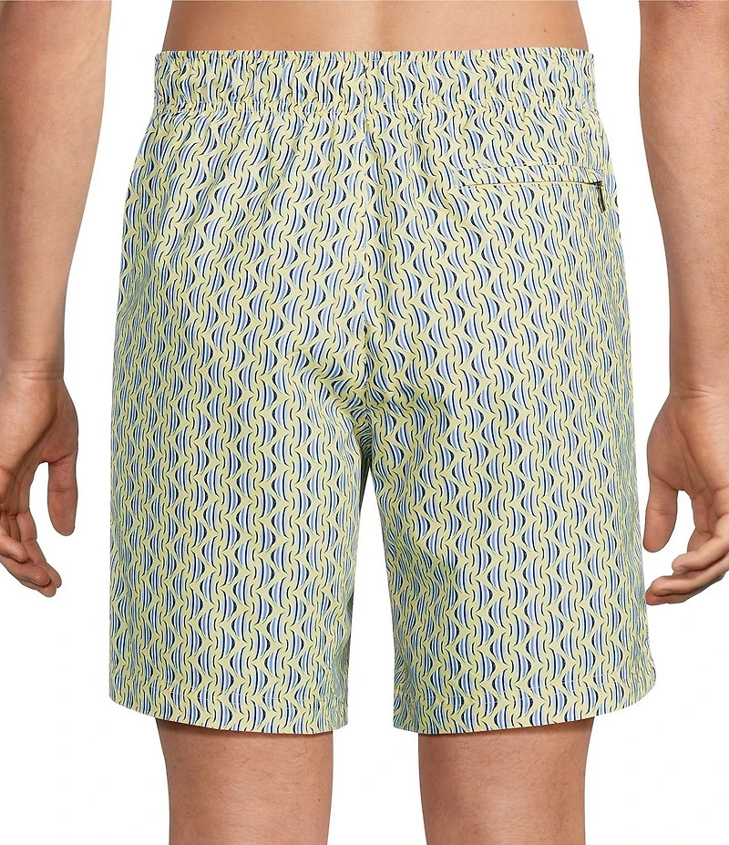 Roundtree & Yorke Tropical Fish 8#double; Swim Trunks
