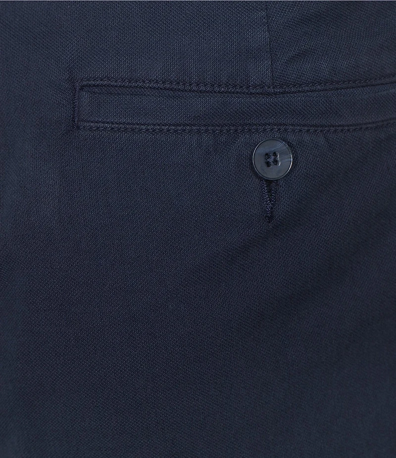 Roundtree & Yorke True Blue 8#double; Inseam Classic Flat Front Dip Dye Pull On Shorts