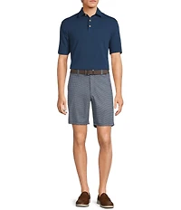 Roundtree & Yorke True Blue 8#double; Inseam Flat Front Pull On Shorts