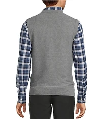 Roundtree & Yorke V-Neck Solid Textured Sweater Vest