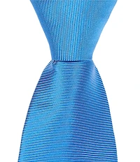 Roundtree & Yorke Wayes Micro Solid 3 1/8#double; Silk Tie