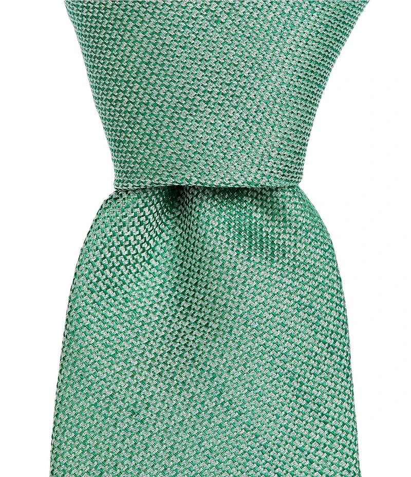 Roundtree & Yorke Xander Solid 3/8#double; Silk-Blend Tie
