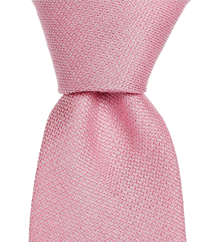 Roundtree & Yorke Xander Solid 3/8#double; Silk-Blend Tie