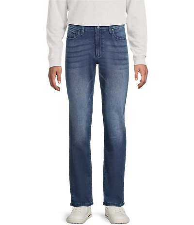 Rowm 5-Pocket Medium Indigo Terry Pants