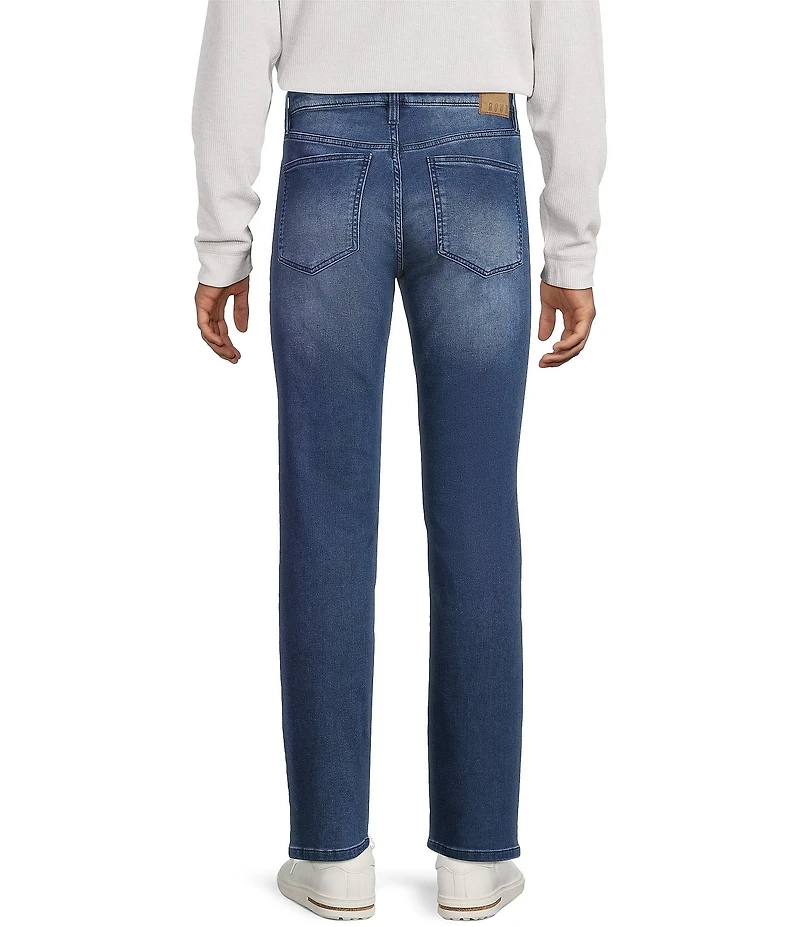 Rowm 5-Pocket Medium Indigo Terry Pants