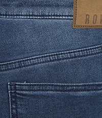 Rowm 5-Pocket Medium Indigo Terry Pants