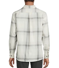 Rowm Big & Tall Long Sleeve 2 Pocket Jasper Ombre Plaid Button-Down Sport Shirt