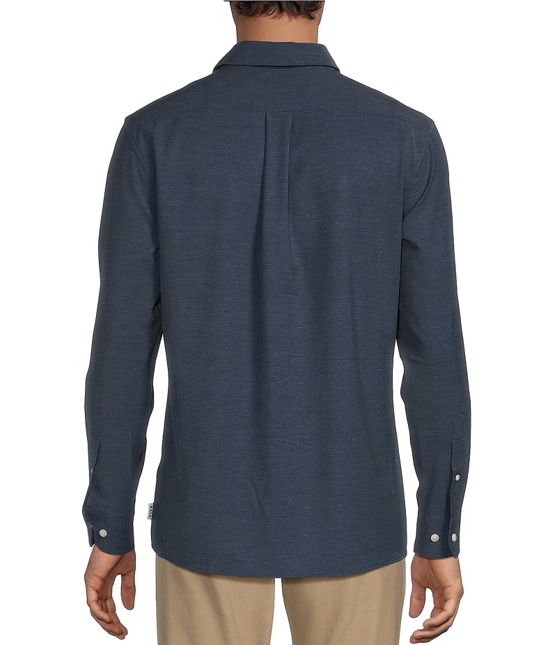 Rowm Big & Tall Rec + Relax Solid Textured Shirt