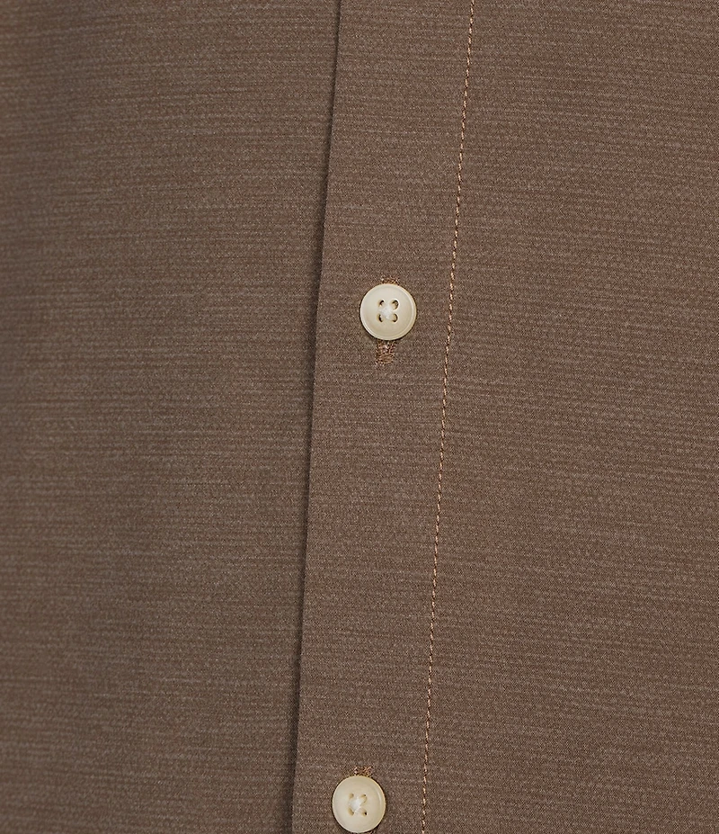 Rowm Big & Tall Rec + Relax Solid Textured Shirt