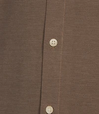 Rowm Big & Tall Rec + Relax Solid Textured Shirt