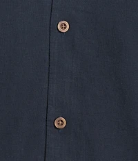 Rowm Big & Tall Short Sleeve Embroidered Camp Shirt