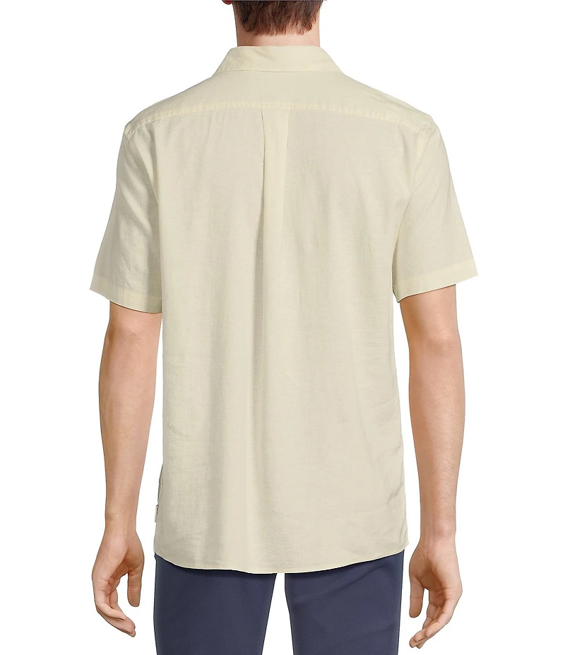 Rowm Big & Tall Short Sleeve Outsider Stripe Pattern Shirt