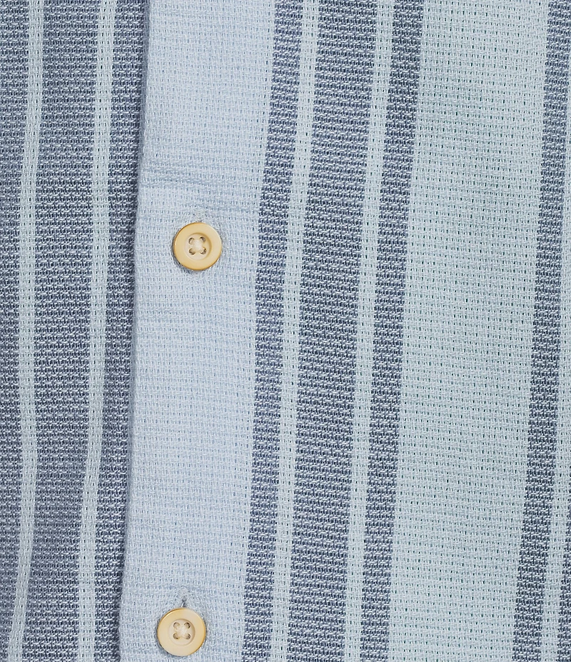 Rowm Big & Tall Short Sleeve Tonal Open Weave Shirt