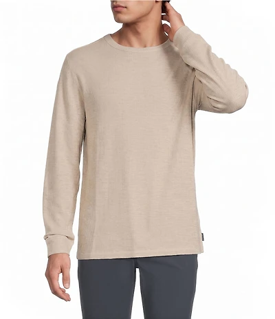 Rowm Big & Tall Solid Ribbed T-Shirt
