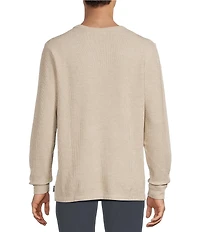Rowm Big & Tall Solid Ribbed T-Shirt