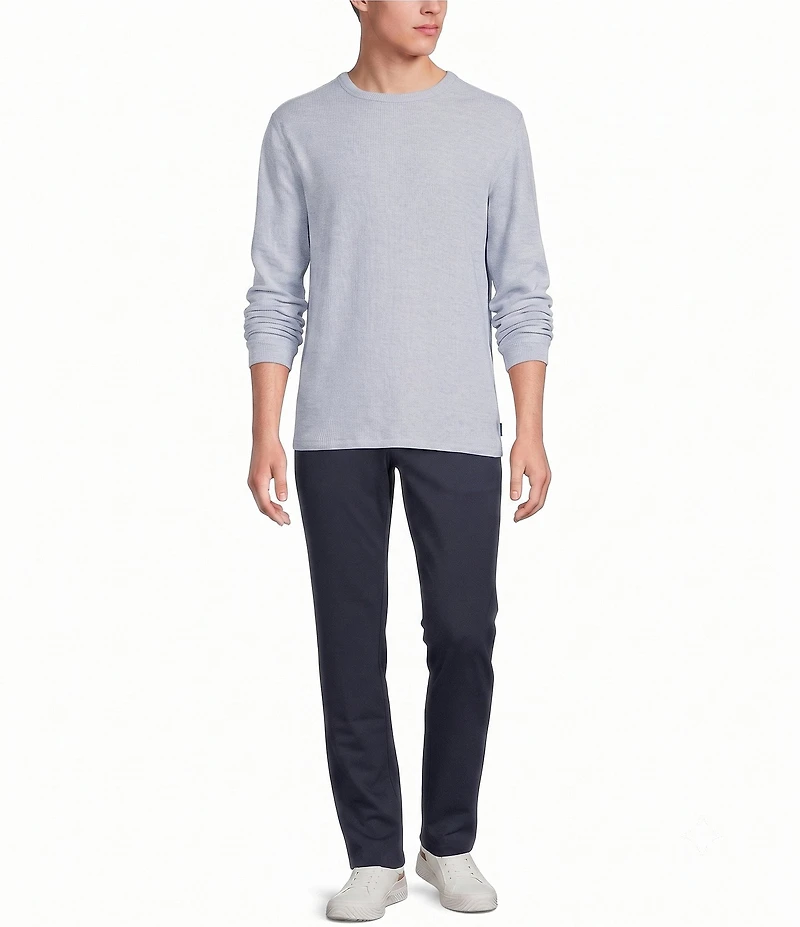 Rowm Big & Tall Solid Ribbed T-Shirt